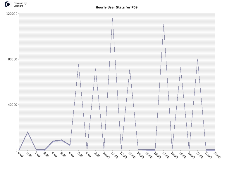 Hourly User Stats for P09